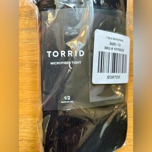 Black Torrid Microfiber Tight